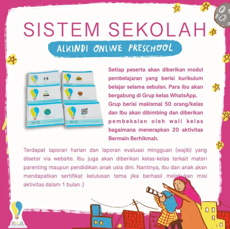 Pendaftaran alkindi online preschool