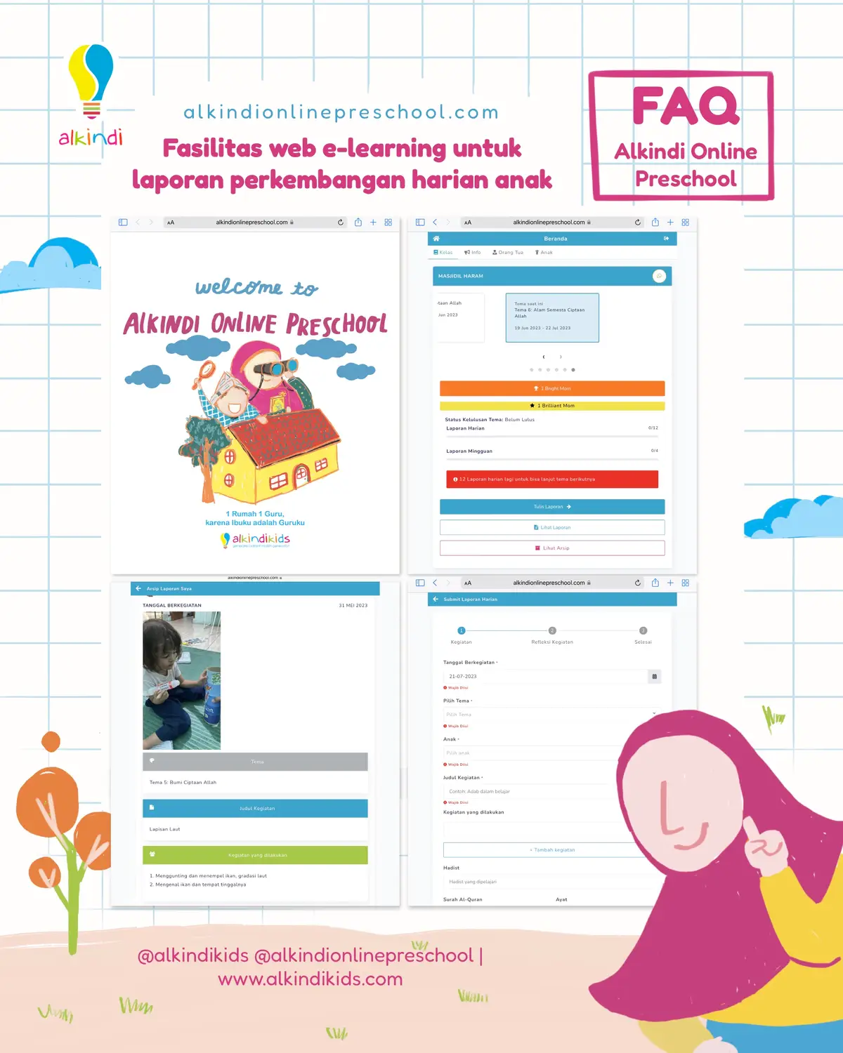 Pendaftaran alkindi online preschool