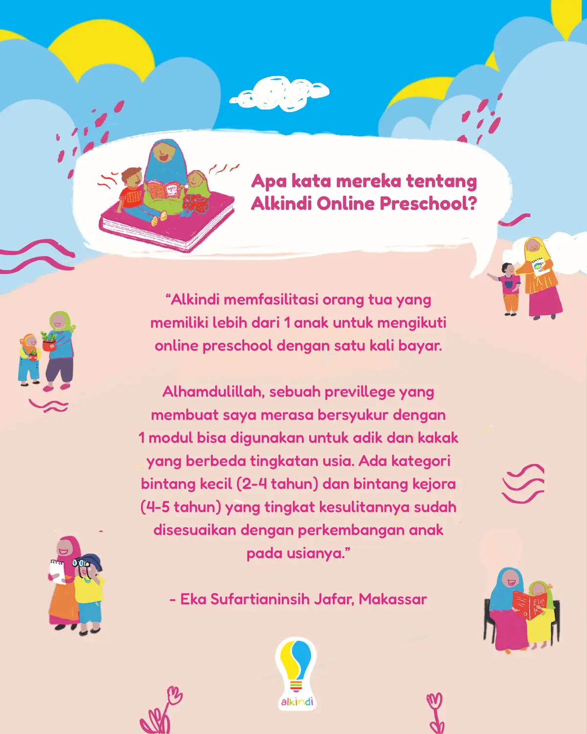 Pendaftaran alkindi online preschool