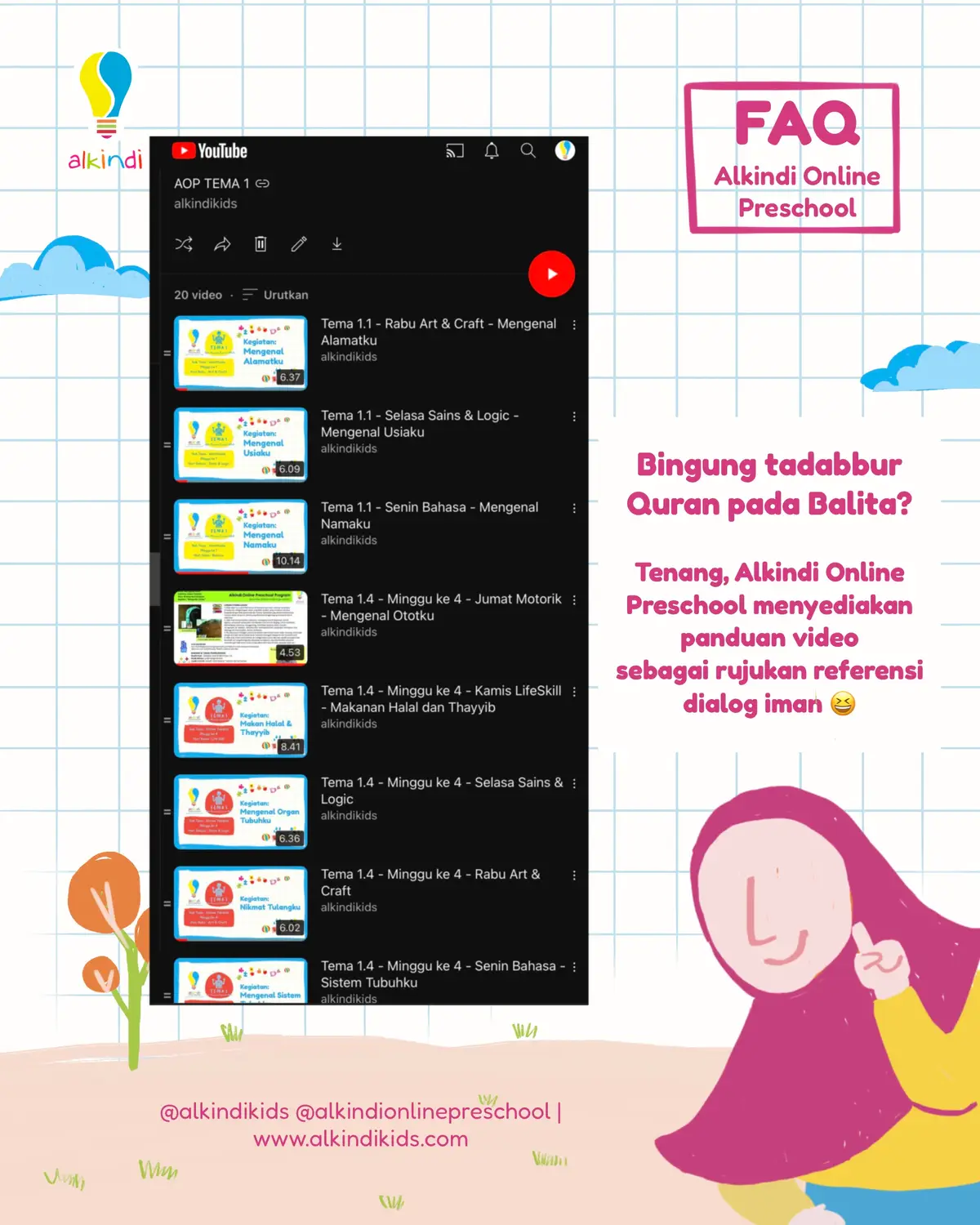Pendaftaran alkindi online preschool