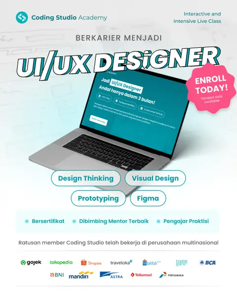 UI/UX Design Academy Full Online Class logo