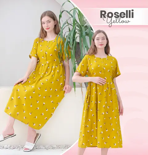 #FBADS - Homewear Maxi-dress Roselli (193k - 2 Piece)