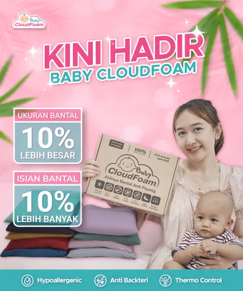 Baby Cloudfoam - Sosial Media logo