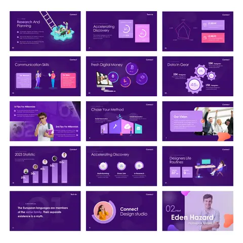 Connect Creative Agency Powerpoint Presentation Template Full Animasi